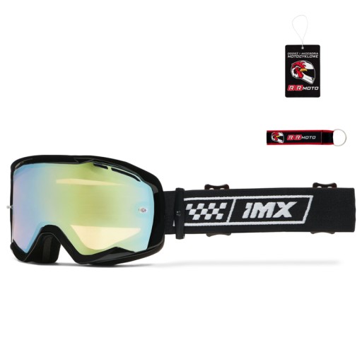 Очки IMX ENDURANCE RACE BLACK GLOSS/WHITE БЕСПЛАТНО