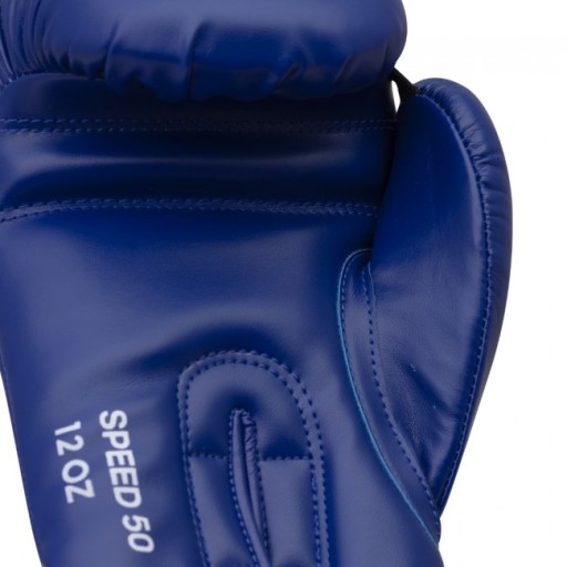 Боксерские перчатки Adidas Speed 50 синие с золотом размер 10 OZ