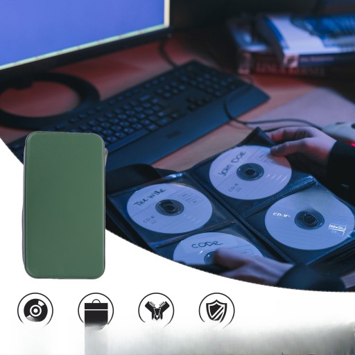 ПОРТАТИВНЫЙ КОШЕЛЕК ДЛЯ ХРАНЕНИЯ СУМКА ДЛЯ CD-ДИСКОВ