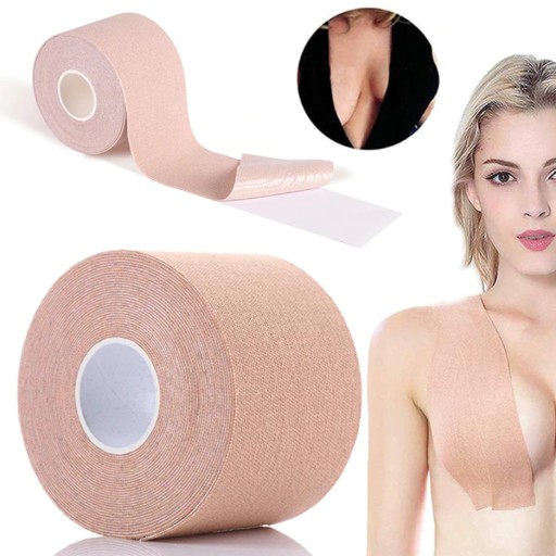 BOOB TAPE ЛЕНТА ДЛЯ ФОРМИРОВАНИЯ ГРУДИ, ПОДНИМАЮЩАЯ ВЫРЕЗАНИЕ