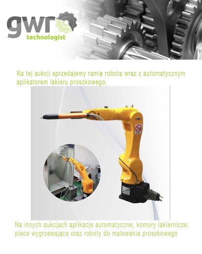 Robot do malowania proszkowego automat lakierniczy GM-A7PP