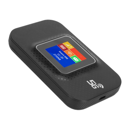 ПОРТАТИВНЫЙ 4G LTE WIFI МОДЕМ ДЛЯ 1,44-ДЮЙМОВОЙ SIM-КАРТЫ, ЧЕРНЫЙ