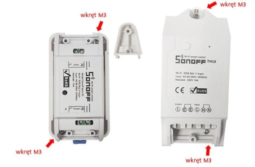 Кронштейн для крепления на DIN-рейку для Sonoff Sonoff DR