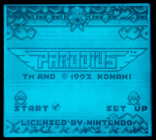 игра PARODIUS NINTENDO GAME BOY стреляй в них РЕТРО