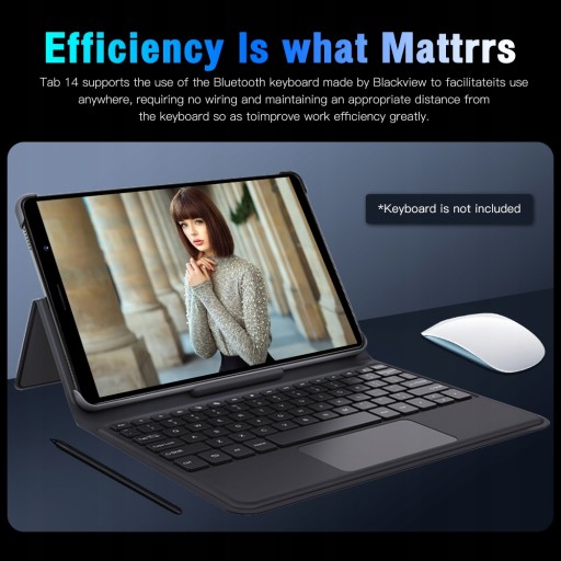 Планшет 8,0 дюйма Android 10 5G SIM WiFi GPS1 16 ТБ Tab14, синий, Android