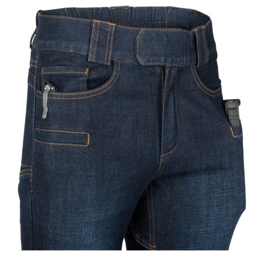 Spodnie Bojówki Taktyczne Jeans HELIKON GREYMAN Denim Dark Blue L Long