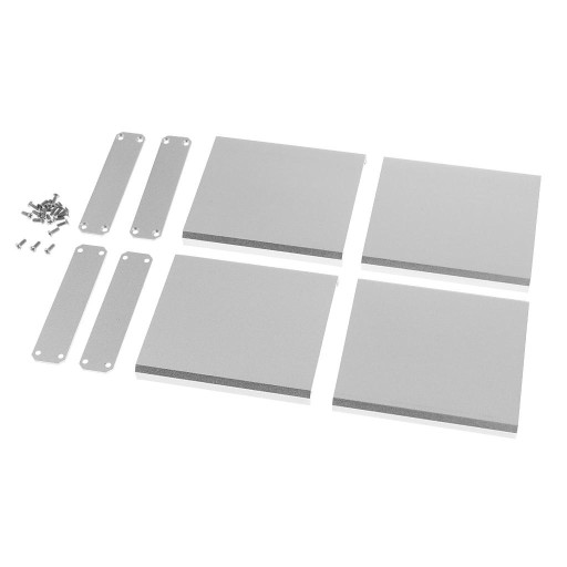 2 sets of extruded housing for control, amps, power converter