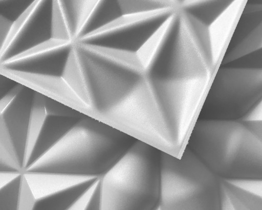 Белые потолочные кессоны 3D СТЕНОВЫЕ ПАНЕЛИ ОНИКС
