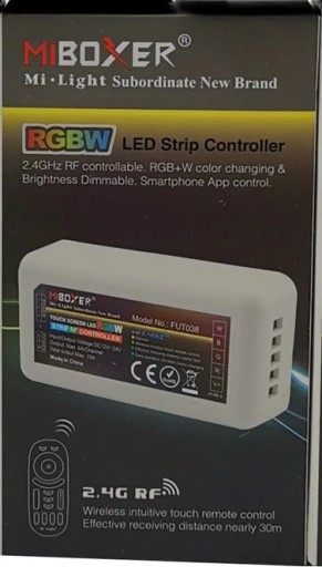 КОНТРОЛЛЕР MILIGHT FUT038 LED RGBW 4 ЗОНЫ WIFI