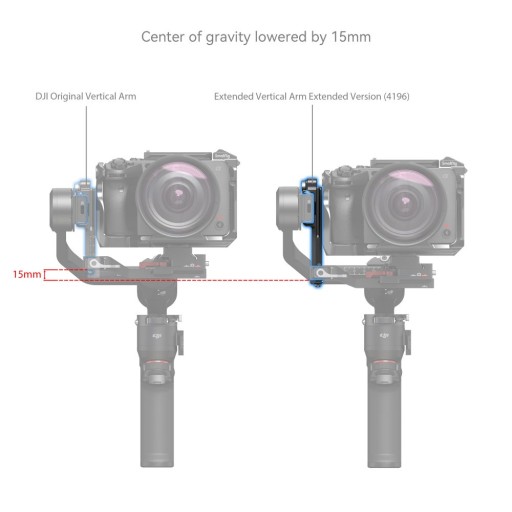 Вертикальный выдвижной кронштейн Smallrig для DJI RS 3 Mini