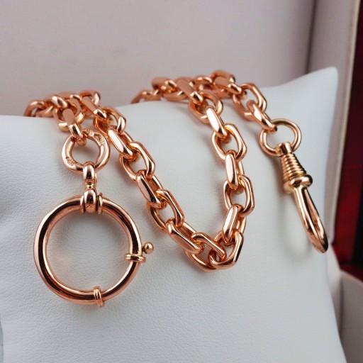 DEWIZKA do zegarka kieszonkowego LITE ZŁOTO 14K 585 VINTAGE