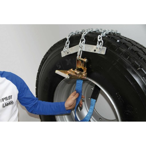 6 цепей противоскольжения TIR 295/80r22,5 305/70r22,5 + защита обода