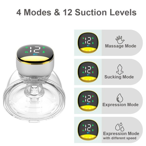 ЭЛЕКТРИЧЕСКИЙ Молокоотсос Touch 4 режима 12 уровней 1X