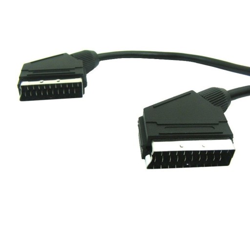Кабель EURO SCART к EURO SCART EURO CONNECTOR 21p 21 PIN 10м черный