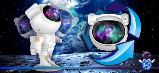 ЗВЕЗДНЫЙ ПРОЕКТОР КОСМОНАВТ НОЧНОЙ ЛАМПОЧНЫЙ ПРОЕКТОР ДЛЯ ДЕТЕЙ КОСМИЧЕСКИЙ ДИСТАНЦИОННЫЙ
