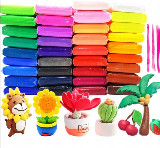 НАБОР СЕНСОРНОЙ ПОЛИМЕРНОЙ ГЛИНЫ FOAM MAGICAL CLAY, 24 шт.