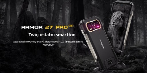 Pancerny Smartfon Ulefone Armor 27 Pro 5G 12GB/256GB Czarny + Gratis