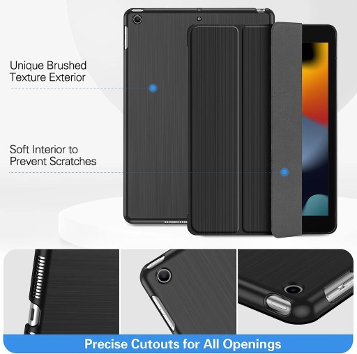 Чехол для iPad 10,2 дюйма (модель 2021/2020/2019, 9/8/7 поколения), ультратонкий