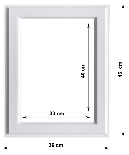 Фоторамка Париж 30х40 белая