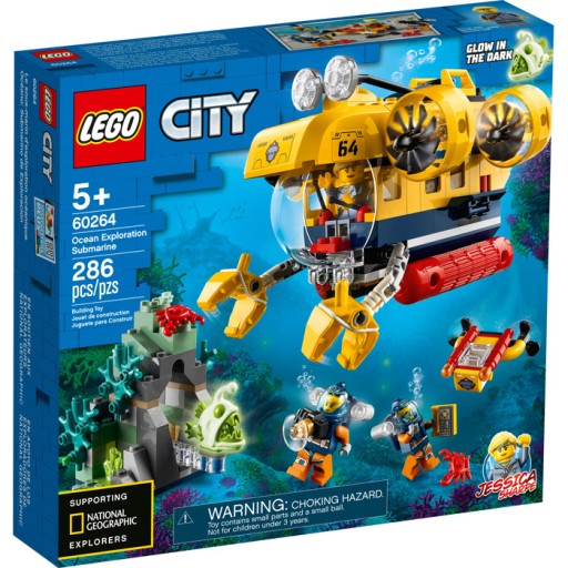 Инструкция по эксплуатации подводной лодки Lego Ocean Exploration Submarine 60264