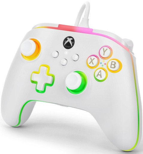 PowerA Pad przewodowy Advantage Lumectra biały do Microsoft Xbox Series XS