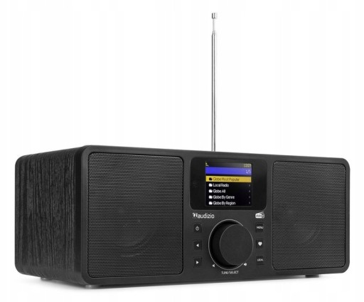 ИНТЕРНЕТ-РАДИО WIFI DAB+ FM BT ПУЛЬТ ЧЕРНЫЙ