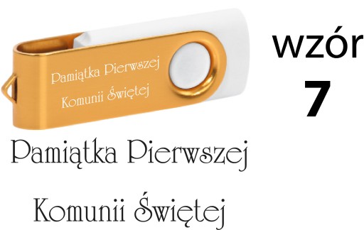 Флешка твистер 128Гб usb2.0 сувенир ко Первому Причастию - 10 шт.