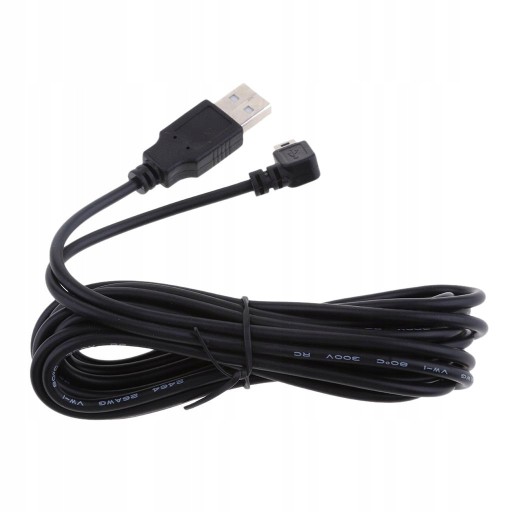 Зарядный кабель Mini USB 90, 3,5 метра, 5 В, 2 А