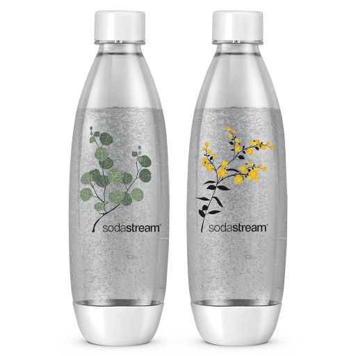 САТУРАТОР SODASTREAM TERRA СИФОН ДЛЯ ВОДЫ | 3x БУТЫЛКА ОБЪЕМОМ 1 Л + 2 КАРТРИДЖА + СОЛОМОЧКА