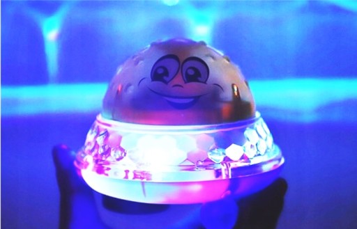 Фонтан для ванны Octopus Ufo, распыляющий воду, свет, звук, светодиод 2 в 1