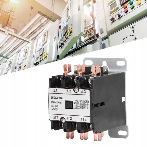 КОНТАКТОРНОЕ РЕЛЕ 110 В AC LCK3-3P-40A С ЗАЖИМОМ
