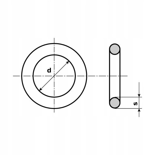 Oring NBR70 100,00x 3,00 1szt