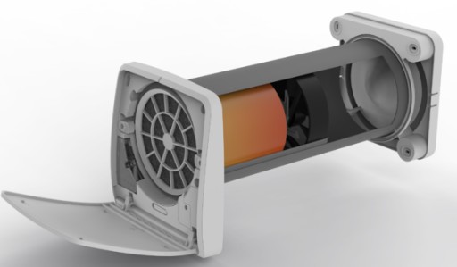 Настенный блок рекуперации тепла AIRDOT Link 60м3/ч ТИХИЙ 16дБ