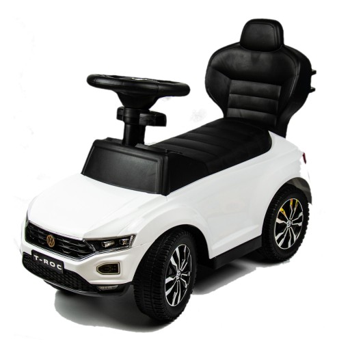 RIDE ON PUSH CAR 3IN1 VW РЕЗИНОВЫЕ КОЛЕСА КОЖАНЫЙ АВТОМОБИЛЬ ПОДАРОК ​​НА ОДИН ГОД