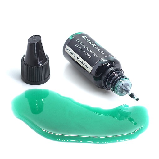 PIGMENT Barwnik TRANSPARENTNY SZMARAGDOWY do ŻYWIC
