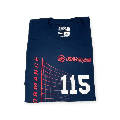 Мужская футболка ADIDAS VOLLEYBALL USA 115 XL