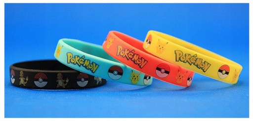 СИЛИКОНОВЫЙ БРАСЛЕТ POKEMON GO, ЖЕЛТЫЙ