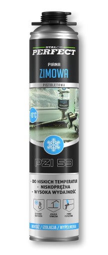 STALCO PERFECT ПЕННЫЙ ПИСТОЛЕТ 750 мл ЗИМА -10 градусов C