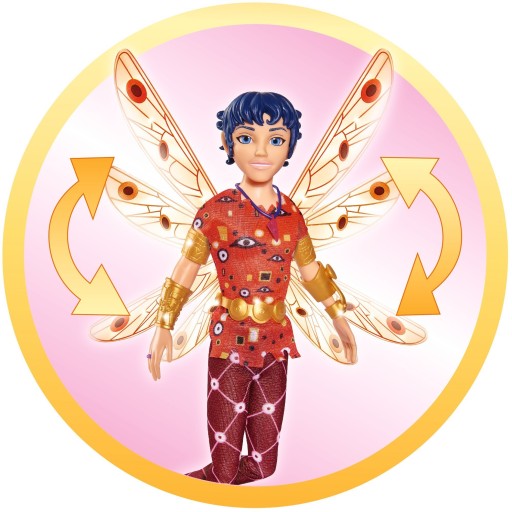 ФИГУРКА КУКЛЫ MIA AND ME ELF MO PRINCE С ПОДВИЖНЫМИ КРЫЛЬЯМИ + КОЛЬЦО