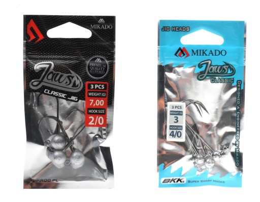 GŁÓWKA JIGOWA JAWS MIKADO CLASSIC 12 g 1/0 SPIN
