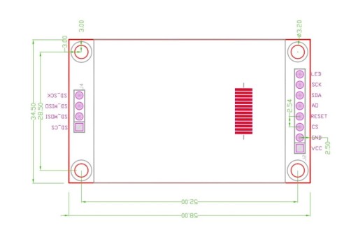 TFT ЖК-дисплей 1,8 дюйма 160x128 ST7735 SPI