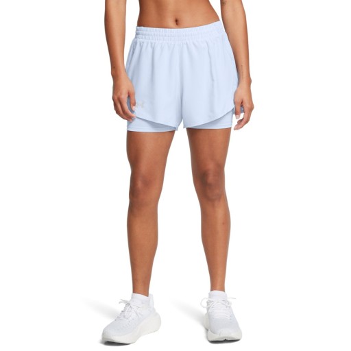 Женские шорты для бега Under Armour UA Fly By 2in1 Short - синие