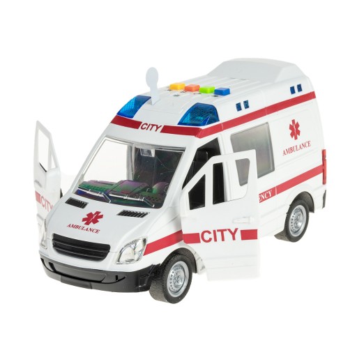 AMBULANS VAN pojazd ŚWIATŁO DŹWIĘK