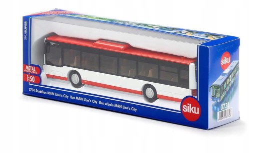 3734 Siki Super Bus Man Metal+ пластиковая шкала: 1: 50 Возраст: 3+