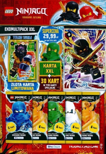 ЭКОМУЛЬТИПАК XXL LEGO NINJAGO DRAGONS RISING - серия 9 версия 4