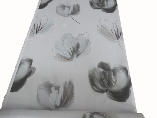Штора MG Tk FLOWERS GREY 1619 ширина 160см 2м