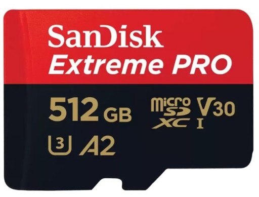 Карта Sandisk microSDXC Extreme Pro 512 ГБ