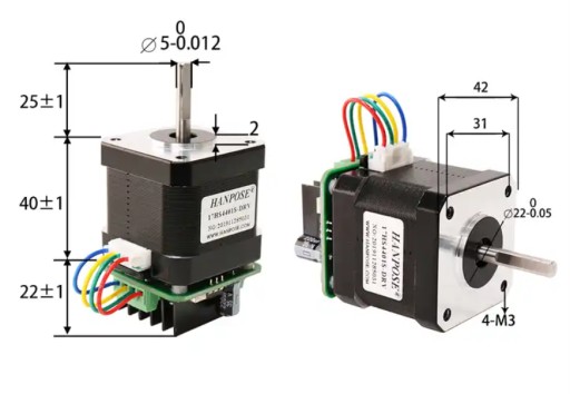 Шаговый двигатель Nema17 17HS4401S-DRV