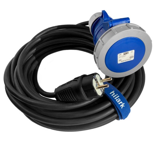 Adapter gumowy do kampera odporny H07RN-F 3x2,5 CAMPING 15m CEE