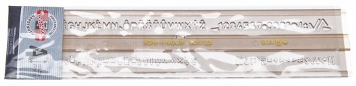 КОХ-И-НООР Шаблон цифр-букв 3,5 мм